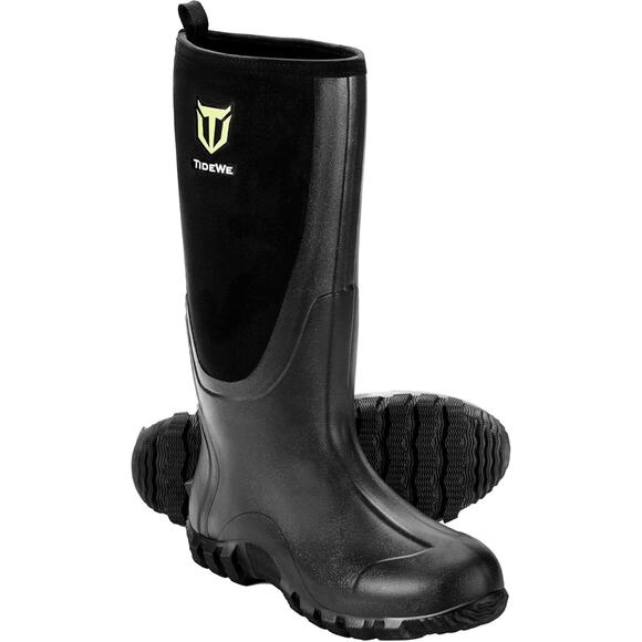 TIDEWE Rubber Boots for Men Multi-Season, Waterproof Rain Boots with Steel Shank - Picture 1 of 6